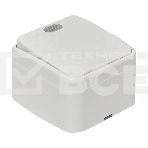 Выключатель 1-клавишный EKF Basic Минск ОП 10А с индикатором белый, фото2