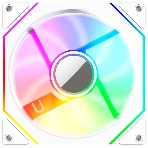 Вентилятор для корпуса Bloody CF-11 LCD ARGb 120х120x25 белый 4-pin 32дБ (упак.:1шт) (CF-11-ARGb120-WH) Ret, фото10