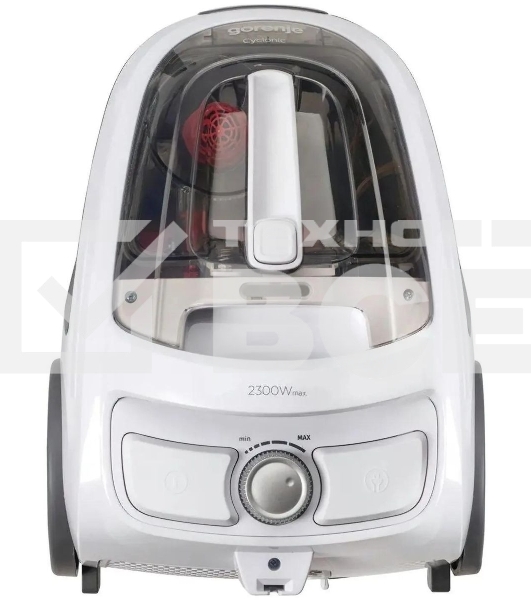 Пылесос Gorenje VC2301SPWCY белый, 400/2300 Вт, уборка сухая, пылесборник контейнер 1.7 л