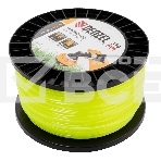 Леска для триммера Denzel квадрат 1,6мм х 370м, на DIN катушке FLEX CORD, фото 1