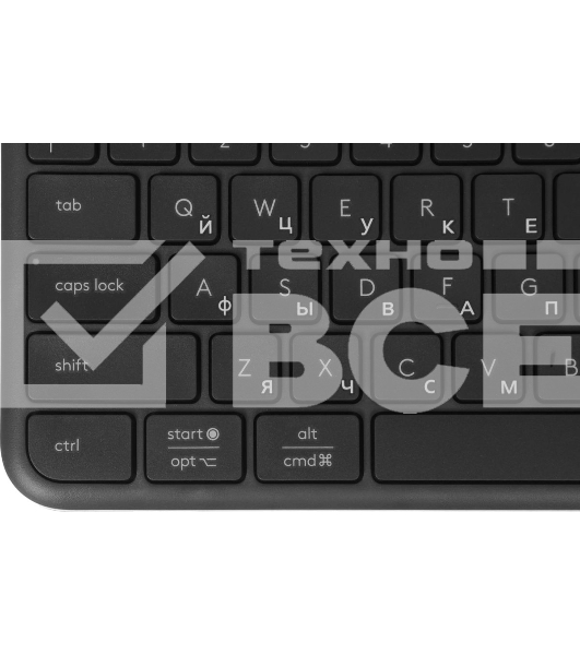 Комплект клавиатура+мышь Logitech MK950 беспроводной, USB, графитовый/чёрный