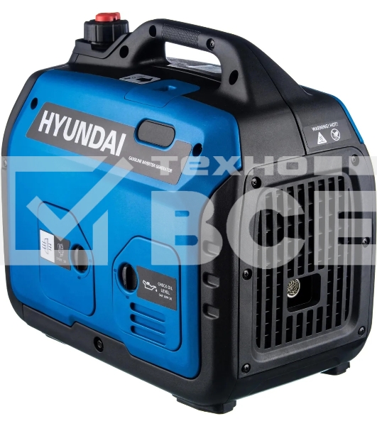 Электрогенератор бензиновый инверторный Hyundai HHY 2050Si, 2.3 кВт, 74 дБ, 18 кг