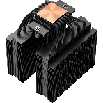 Кулер для процессора PCCooler RT620 PRO BK (250W, 4-pin PWM, 153mm, Al/Cu, 6x6mm, 2x120mm, 73.32CFM, 34.9dBA, 2200RPM, S: 1851/1700/1200/115X, AM5/AM4, черный), фото4