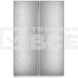 Холодильник Liebherr XRFsf 5220-22 001 (SFNsfd 5227-22 001 + SRsfd 5220-22 001) серебристый двухкамерный 398/271л морозилка сбоку, No Frost, Side by Side