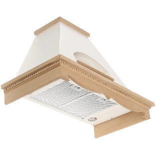 Вытяжка каминная Elikor Бельведер 90П-650-П3Д бежевый/дуб, 90 см, 650 куб. м/ч, 56 дБ