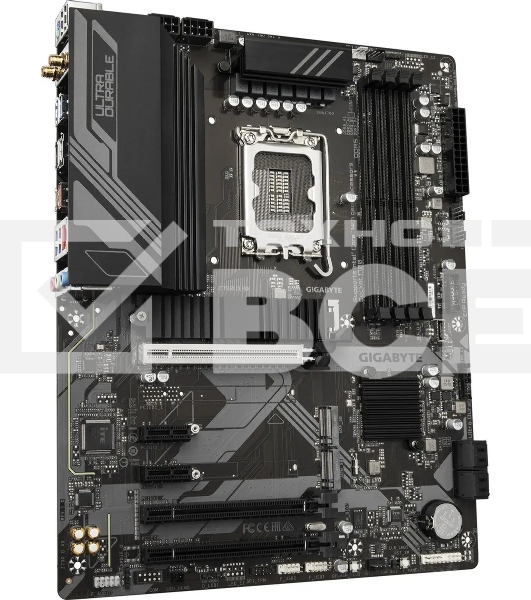 Материнская плата Gigabyte Z790 D AX, LGA 1700, Intel Z790, 4xDDR5, 4xSATA, 3xM.2, 1xPCI-E 5.0 x16, 1xPCI-E 4.0 x4, 2xPCI-E 3.0 x1, 1xHDMI, 1xDP, 1x 2.5Gb LAN, 4xUSB-A 3.2 Gen 1, 1xUSB-A 3.2 Gen 2, 2xUSB-A 2.0, 1xUSB-C 3.2 Gen 2, 3x3.5 мм, 7.1, ATX