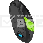 Мышь беспроводная A4Tech Fstyler FG10CS Air черный/зеленый, 2000 dpi, радиоканал, USB, кнопки - 4, фото3