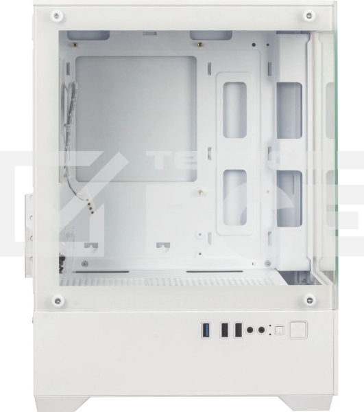 Компьютерный корпус Accord ACC-ZCU2W белый без БП mATX 1x120мм 1xUSB 3.0 1xUSB3.1 audio