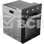 Духовой шкаф электрический Hyundai HEO 45311 BG черный, фото3