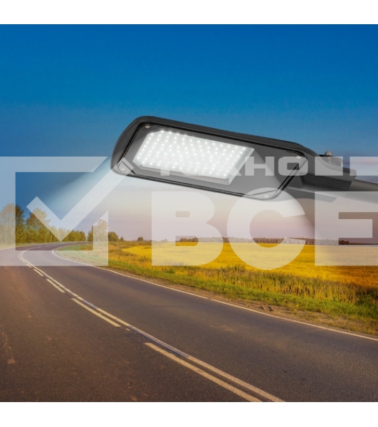 Светильник светодиодный Эра SPP-504-0-50K-070 70Вт 5000К IP65 7000лм КСС Д DOB SMD 48мм уличный черный (Б0062696)
