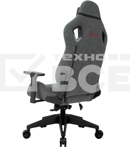 Кресло игровое A4Tech Bloody GC-770 серый соты, с подголов.