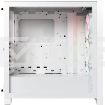 Компьютерный корпус без блока питания Corsair iCUE 4000D RGb Airflow, Midi-Tower, TG, 3x120мм RGb, 1xUSB-A 3.2, 1xUSB 3.2 Type-C, E-ATX, ATX, mATX, mITX белый, фото4