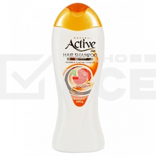 Шампунь Active для нормальных волос Экстракт грейпфрута и женьшеня NATURAL, 400 мл (512102001)