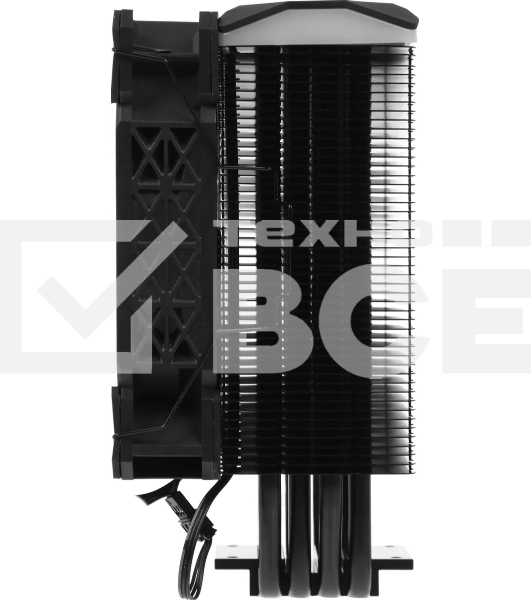 Устройство охлаждения(кулер) Accord ACC-4PS12 ARGb Soc-AM5/AM4/1200/1700/1851 черный 4-pin 37dB Al+Cu 180W 610gr brown box