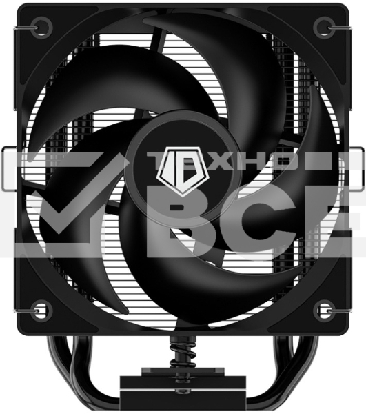 Кулер Cooler ID-Cooling SE-904-XT BLACK LGA1851/1700/1200/115X/AM5/AM4 (TDP 180W, PWM, 4 тепл.трубки прямого контакта, FAN 100мм) RET