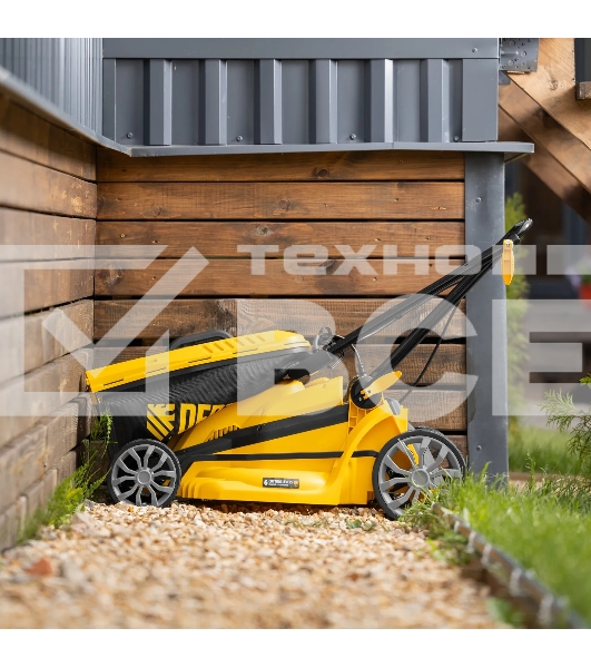 Газонокосилка электрическая Denzel GMC-2000, шир. 44см, 2000 Вт, 6 уров., травосб. 45 л