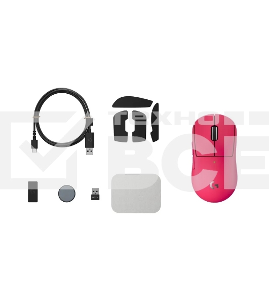 Мышь игровая беспроводная Logitech G PRO X Superlight 2C Pink (910-007549)