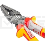 Плоскогубцы Gross 16989 комбинированные, диэлектрические, трехкомпонентные рукоятки, до 1000в, 180 мм, фото2