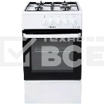 Плита газовая Hansa FCGW510029A белый, конфорок 4 газовых, духовка 53 л, 50 см x 85 см x 57 см, фото7