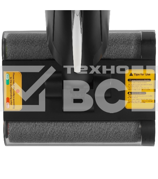 Пылесос вертикальный моющий Deerma DEM-VX96W серый, питание от аккумулятора, 160 Вт, уборка сухая/влажная, пылесборник 0.6 л