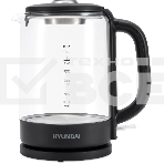 Чайник электрический Hyundai HYK-G3402 1.7л. 2200Вт серый/серебристый (корпус: стекло), фото2