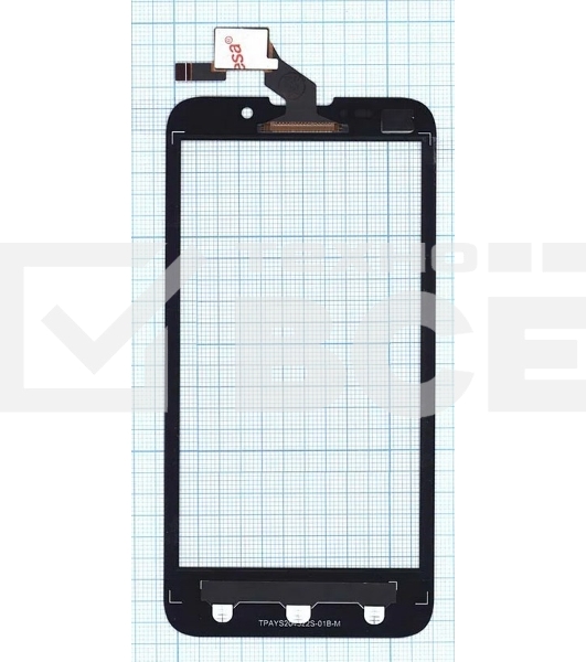Сенсорное стекло (тачскрин) для ZTE Majesty Z796C, черное