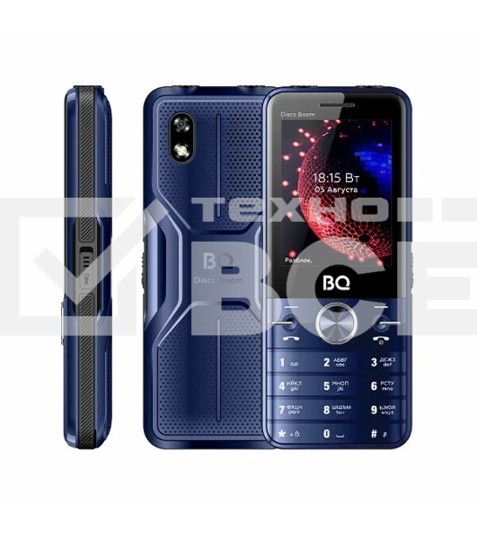 Мобильный телефон BQ 2842 Disco Boom синий/черный