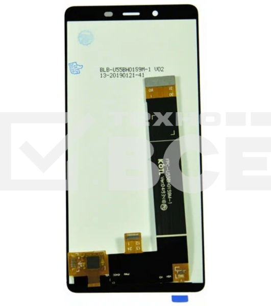 Дисплей для Nokia 1 Plus, черный