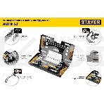 Набор STAYER AUTO 57 универсальный набор инструмента 57 предм., фото3