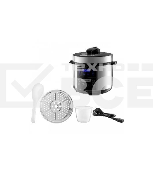 Мультиварка BRAYER BR2400 5 л, 900 Вт, серебристый