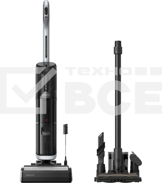 Моющий вертикальный пылесос Dreame H14 Dual, 400Вт, черный/серый