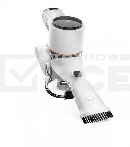 Пылесос вертикальный BQ VCA0103H белый/черный, 2 в 1 вертикальный и компактный / технология циклон, эффективный сбор пыли и простота экплуатации / Quiet performance, низкий уровень шума / до 30 мин непрерывной работы / для эффективной уборки удобный индик
