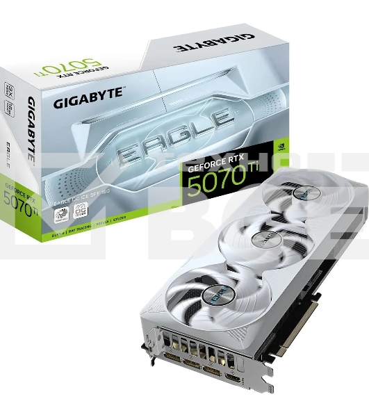 Видеокарта Gigabyte GV-N507TEAGLEOC ICE-16GD 1.0 NV RTX 5070TI 16Gb 256bit GDDR7 2542/28000/HDMI