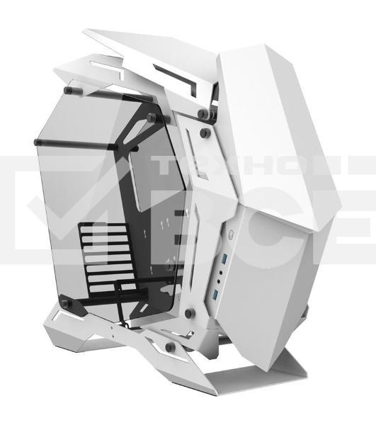 Корпус без блока питания JONSBO MOD-3, Full-Tower, TG, no fans, 2xUSB-A 3.0, EATX, ATX, mATX, mITX White