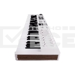 Клавиатура MIDI [231531] Arturia [KeyLab Essential 61 mk3 White] 61 клавиша, LCD дисплей, 9 энкодеров, 8 пэдов, 9 фейдеров, 12 кнопок управления, колеса высоты тона и модуляции, 1/4
