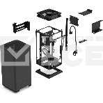 Компьютерный корпус без блока питания Fractal Design Mood, Mini-Tower, 1x180мм, 2xUSB-A 3.0 + 1xUSB 3.2 Type-C, SFX PSU Support, mITX черный, фото3