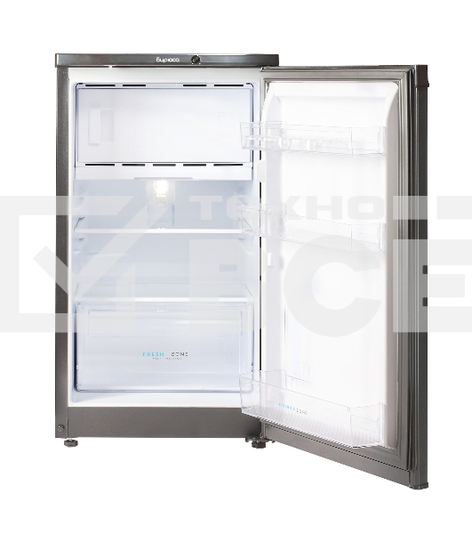 Холодильник Бирюса W408 графит однокамерный 88/27л морозилка сверху