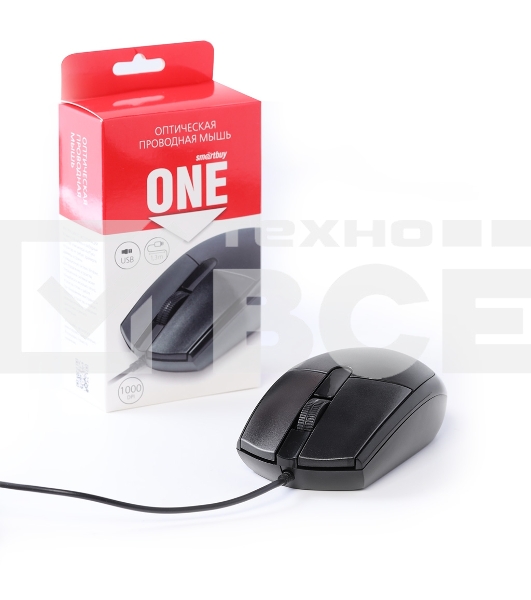 Мышь проводная Smartbuy (SBM-212-K) ONE 212-K черный