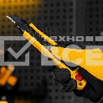 Нож Denzel 18 мм, сменное лезвие, SK4, корпус из цинкового сплава + TPR, торцевой зажим, фото2