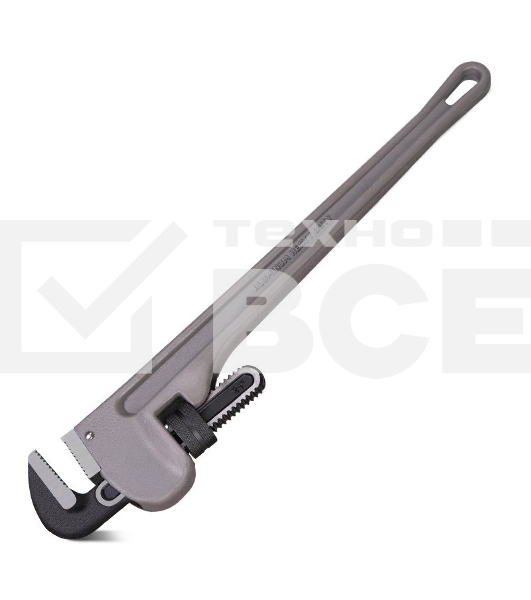 Трубный ключ Стиллсона облегченный Deli DL105024 550мм, максимальное открытие 73мм, Cr-Mo + алюминиевый сплав