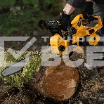 Пила цепная аккумуляторная бесщет. Denzel RCS 400-62, 400 мм, Li-ion, 62В, фото2