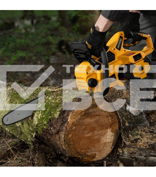 Пила цепная аккумуляторная бесщет. Denzel RCS 400-62, 400 мм, Li-ion, 62В