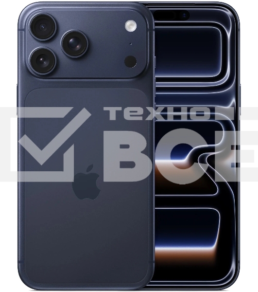 Смартфон Apple iPhone 17 Pro Max A3526 12/512Gb, темно-синий