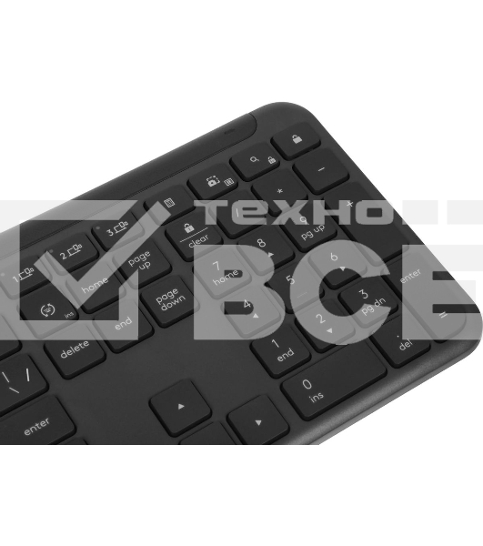 Комплект клавиатура+мышь Logitech MK950 беспроводной, USB, графитовый/чёрный