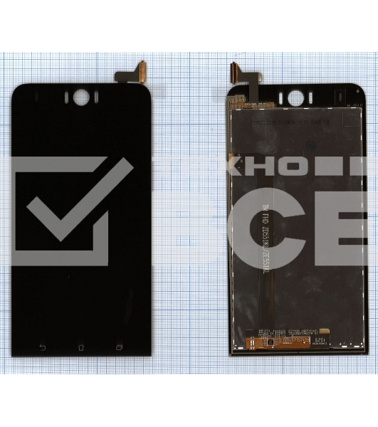 Дисплей для Asus ZenFone Selfie ZD551KL черный