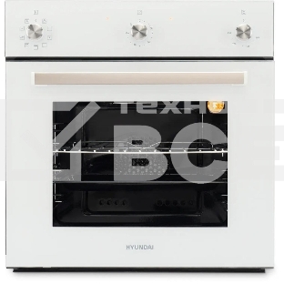 Духовой шкаф Электрический Hyundai 6009.03 WG белый стекло
