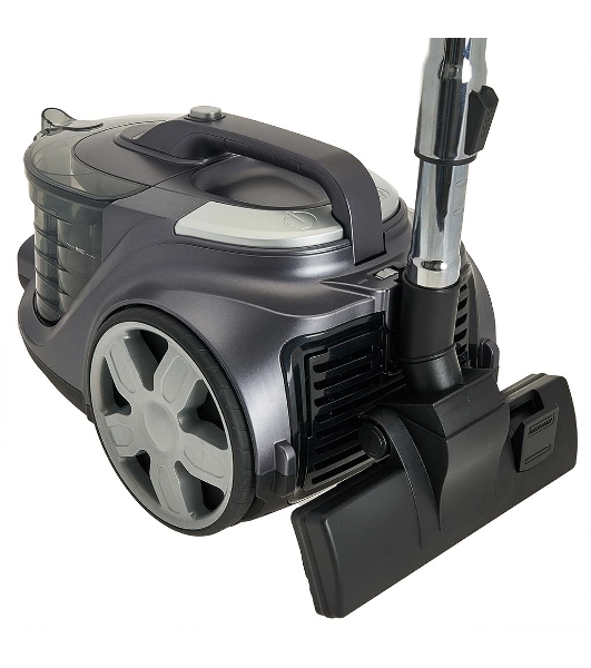 Пылесос Delta DL-0853 серый/фиолетовый, 400/2400 Вт, уборка сухая, пылесборник контейнер 4 л