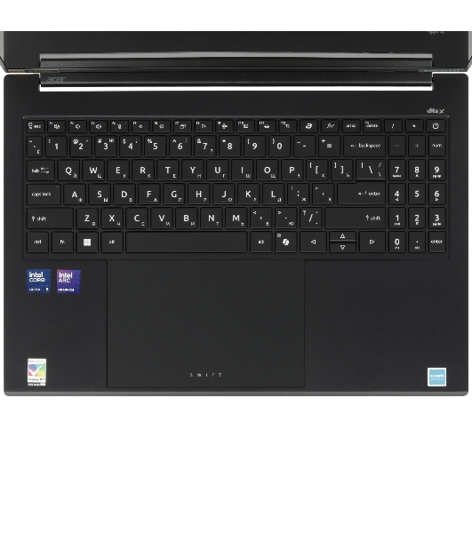 Ноутбук Acer Swift Go 16 SFG16-74-568D Intel Core Ultra 5 226V/16Gb/SSD1Tb/16'/OLED/WUXGA+/2048x1280/120Hz/NoOS/Black/1.52kg (NX.JNMCD.001)
