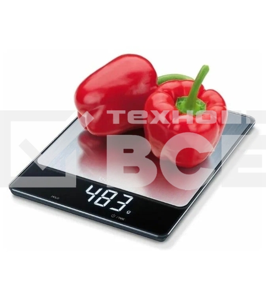 Весы кухонные Beurer KS34 XL макс.вес:15кг нержавеющая сталь