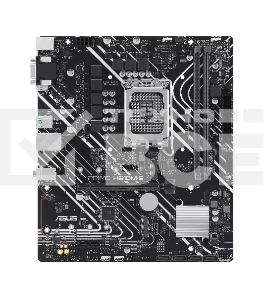 Материнская плата ASUS PRIME H610M-E-CSM, LGA 1700, Intel H610, 2xDDR5, 4xSATA, 2xM.2 PCIe 3.0 (x2, x4), 1xPCIe 4.0 x16, 1xPCIe x1, 1xHDMI, 1xDP, 1xVGA, 2xUSB-A 2.0, 2xUSB-A 3.2 Gen 1, 1x 1Gb LAN, 3x3.5 мм, 7.1, mATX